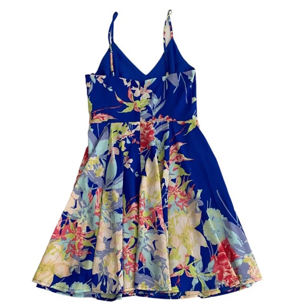 Yumi Kim Dress XS A Line Floral Zip Back Dainty Feminine Girlhoodcore NWOT